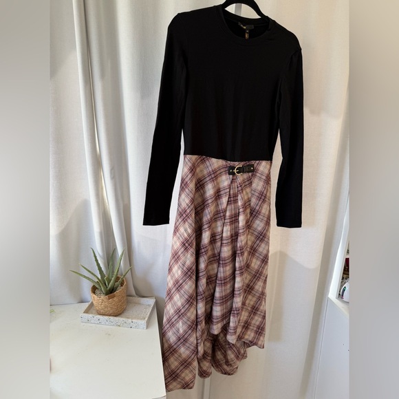 Maje raprijarota handkerchief plaid dress NO OFFERS CONSIDERED - Picture 5 of 12